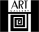 The logo of Art Gallery Nesi — the words ART GALLERY above a black square holding a white square spiral motif.