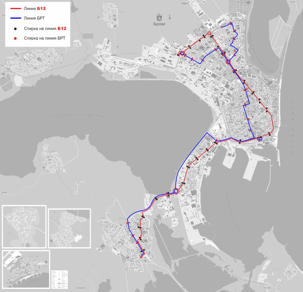 линия Б12 Бургас